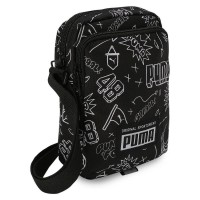 чанти,за,през,рамо,puma,academy,portable,crossbody,black,b&w,graphic,aop
