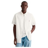 риза,с,къс,ръкав,мъжки,ризи,gant,3240101,short,sleeve,shirt,white