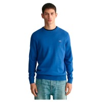 блуза,мъжки,пуловери,gant,8030561,classic,sweater,blue,(saxony,blue)