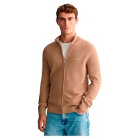 блуза,мъжки,пуловери,gant,8040524,full,zip,sweater,brown,(dark,khaki)