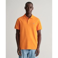 мъжки,блузи,с,яка,gant,reg,shield,short,sleeve,polo,russet,orange,(orange)