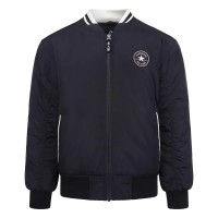детско,яке,мъжки,якета,дамски,якета,и,палта,converse,kids,ruching,bomber,jacket,black,(black)