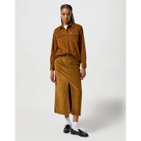 пола,дамски,поли,и,рокли,wrangler,corduroy,midi,skirt,cognac,(brown)