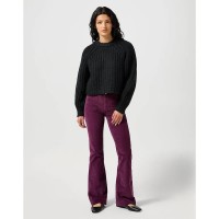 дънки,дамски,панталони,wrangler,flare,jeans,purple,(italian,plum)