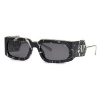 слънчеви,очила,слънчеви,очила,philipp,plein,spp119m,sunglasses,marbled,black