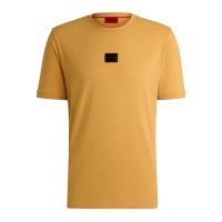 тениска,мъжки,тениски,hugo,diragolino,gel,10266060,short,sleeve,t,shirt,gold,(yellow)