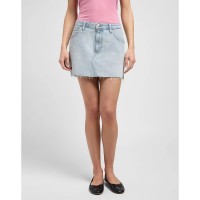 пола,дамски,поли,и,рокли,lee,mini,short,skirt,blue,(light,hearted)