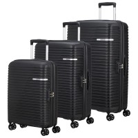 куфари,american,tourister,liftoff,spinner,tsa,33.5,70,95.5l,trolley,bag,3,units,black