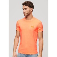 тениска,мъжки,тениски,superdry,essential,logo,emb,neon,short,sleeve,t,shirt,dry,fluro,orange