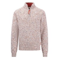 блуза,мъжки,пуловери,дамски,пуловери,fynch,hatton,1312650,half,zip,sweater,grey,(orient,red)