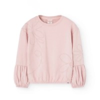 поларена,блуза,детски,блузи,boboli,fleece,sweatshirt,pink,(pink)