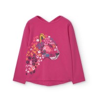 тениска,мъжки,тениски,дамски,тениски,boboli,stretch,knit,long,sleeve,t,shirt,pink,(magenta)