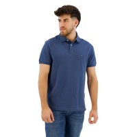 мъжки,блузи,с,яка,tommy,hilfiger,1985,regular,fit,short,sleeve,polo,aegean,sea,(blue)