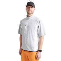 тениска,мъжки,тениски,abacus,golf,lanark,stretch,zip,short,sleeve,t,shirt,grey,white,(white)