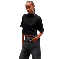 тениска,дамски,тениски,hugo,damelody,10247676,short,sleeve,t,shirt,black