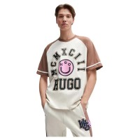 тениска,мъжки,тениски,дамски,тениски,hugo,nacamos,10257318,blue,short,sleeve,t,shirt,white,(open,white)