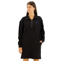 рокля,дамски,поли,и,рокли,hugo,nelva,10258043,blue,long,sleeve,dress,black