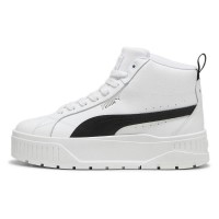 маратонки,дамски,маратонки,puma,karmen,ii,mid,trainers,white,black,silver,(white)