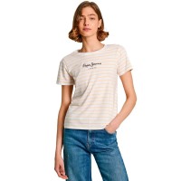 тениска,дамски,тениски,pepe,jeans,elba,short,sleeve,t,shirt,yellow,(cornish,yellow)