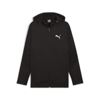 блуза,мъжки,пуловери,puma,evostripe,full,zip,sweatshirt,black,(black)