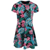 рокля,дамски,поли,и,рокли,alpine,pro,drimo,short,sleeve,dress,multicolor,(black)