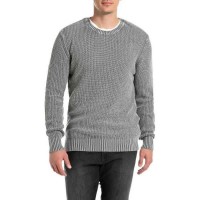 блуза,мъжки,пуловери,replay,uk4469.000.g22454q,sweater,grey,(lead,grey)