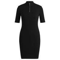 рокля,дамски,поли,и,рокли,hugo,nasiia,short,sleeve,dress,black,(black)