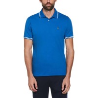 мъжки,блузи,с,яка,original,penguin,organic,interlock,tipped,short,sleeve,polo,skydiver,(blue)