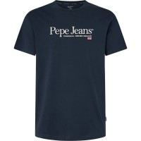 тениска,мъжки,тениски,pepe,jeans,albert,short,sleeve,t,shirt,dulwich,blue,(blue)