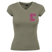 тениска,мъжки,тениски,дамски,тениски,miss,tee,waiting,for,friday,box,short,sleeve,t,shirt,green,(olive)