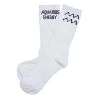 чорапи,мъжки,чорапи,def,zodiac,socks,white,black,aquarius,(white)