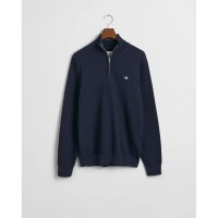 блуза,мъжки,пуловери,gant,8030211,half,zip,sweater,blue,(evening,blue)