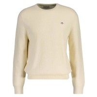 блуза,мъжки,пуловери,gant,8030213,sweater,beige,(cream)