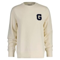 блуза,мъжки,пуловери,gant,graphic,sweatshirt,beige,(cream)