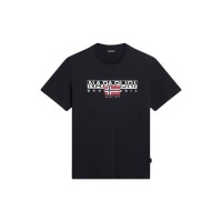 тениска,мъжки,тениски,napapijri,aylmer,short,sleeve,t,shirt,black