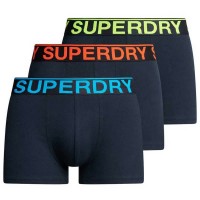 боксерки,мъжко,бельо,superdry,trunk,boxers,3,units,eclipse,navy,neon,(multicolor)