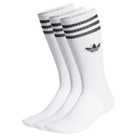 чорапи,мъжки,чорапи,adidas,originals,solid,crew,socks,3,pairs,white