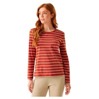 тениска,дамски,тениски,regatta,federica,ii,long,sleeve,t,shirt,red,ochre,light,vanilla,(red)
