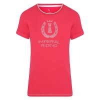 юношеска,тениска,детски,тениски,imperial,riding,gem,star,junior,short,sleeve,t,shirt,red,(bright,rose)