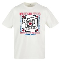 тениска,мъжки,тениски,mister,tee,red,hot,chilli,peppers,oversize,short,sleeve,t,shirt,dye,(white)