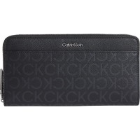 портфейли,и,портмонета,calvin,klein,must,lg,around,mono,woman,wallet,black,(black,monogram,pu)