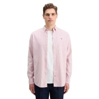 риза,с,дълъг,ръкав,мъжки,ризи,scotch,&,soda,essential,oxford,long,sleeve,shirt,white,red,stripe
