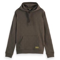 суичър,мъжки,пуловери,scotch,&,soda,jacquard,terry,hoodie,coffee,(brown)
