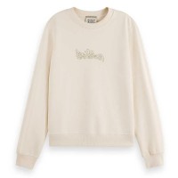 блуза,дамски,блузи,scotch,&,soda,chest,artwork,sweatshirt,soft,ice,(beige)
