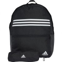 раница,раници,adidas,classic,horizontal,3,stripes,27.75l,backpack,black,white,(black)