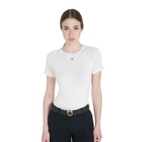 тениска,дамски,тениски,equestro,technical,training,short,sleeve,t,shirt,white