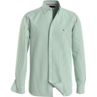 риза,с,дълъг,ръкав,мъжки,ризи,tommy,hilfiger,1985,flex,oxford,stripe,rregular,fit,long,sleeve,shirt,green