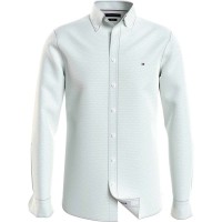 риза,с,дълъг,ръкав,дамски,ризи,мъжки,ризи,tommy,hilfiger,flex,mini,print,sf,long,sleeve,shirt,white,(optic,white,olympic,green)