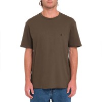 тениска,мъжки,тениски,volcom,stone,blanks,basic,short,sleeve,t,shirt,wren,(brown)