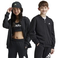 блуза,детски,блузи,adidas,street,jam,full,zip,sweatshirt,black,white,(black)